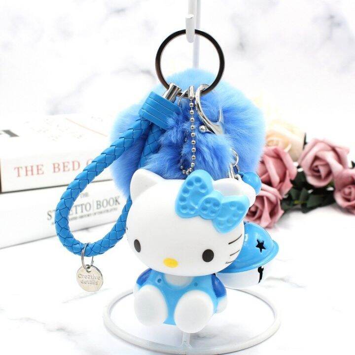 kawaii-sanrio-hello-kitty-plush-toys-keychain-cartoon-cute-girls-plush-key-ring-bags-pendant-ornaments-jewelry-festival-gifts-key-chains