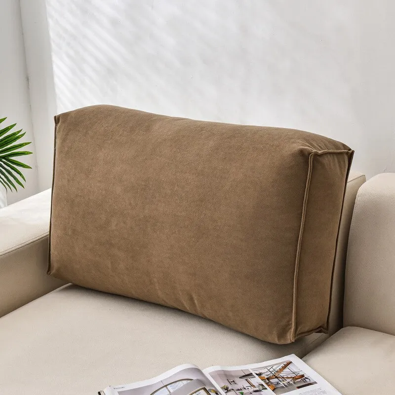 Floor Cushions Rectangular Sofa Back Cushion Soft Backrest Waist