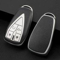 hot【DT】 Leather Car Fob Cover Holder Protector for Changan CS35 PLUS CS55 CS75 2019 Keychain Accessories