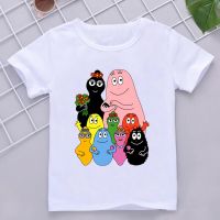 Children Print Barbapapa Cartoon Design Funny T-shirts Kids Summer Tees Boys/Girls Tops Baby Short Sleeve Clothes,YKP139