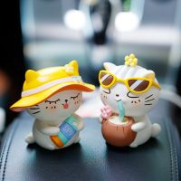 Cartoon net red car decoration lucky car center console car interior decoration supplies potato cat cute high-end female