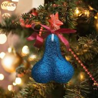 1Pc Funny Penis Christmas Tree Hanging Ornament Pendant Home Decoration New Year Party Supplies Holiday Christmas Tree Hanging Christmas Ornaments