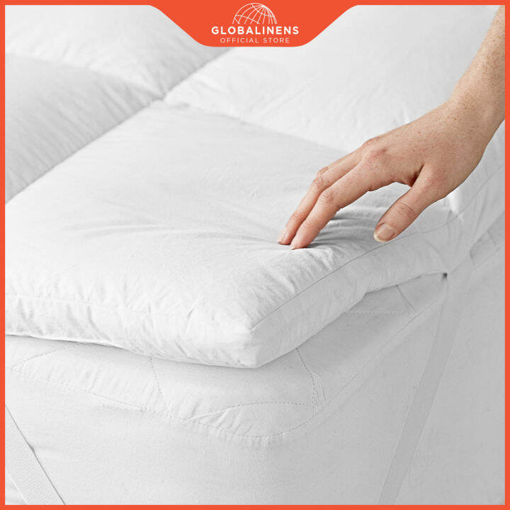 [European Mattress Topper] Globalinens European Fiber Mattress Topper