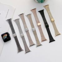 Strap for Apple Watch Band 44mm 40mm 41mm 45mm 42mm 38mm Metal Wristband Bracelet IWatch Series 3 5 4 SE 6 7