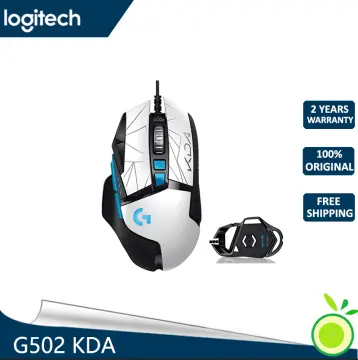 Logitech G502 Hero K/da KDA League of Legends Mouse 25k Sensor 11 Buttons  for sale online
