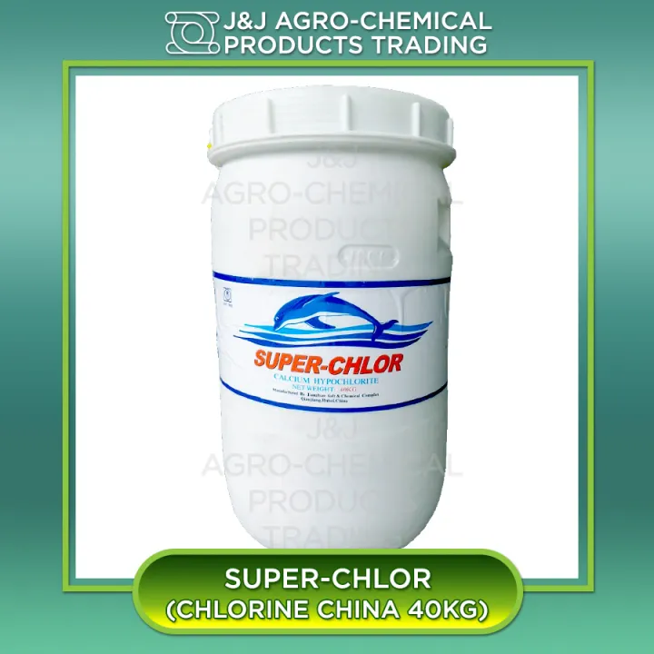 40 kg. Super-Chlor Chlorine China Drum / Disinfectant / Pool Cleaning ...