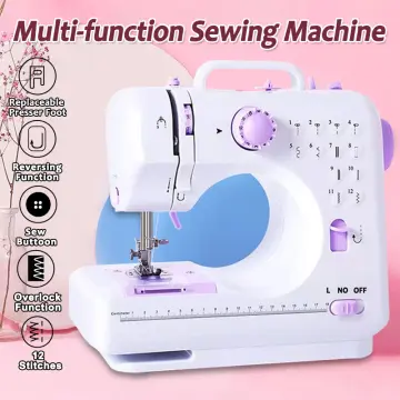 Electric Sewing Machine Portable for Beginners with 38stitches Pattern LED Light HTVRONT