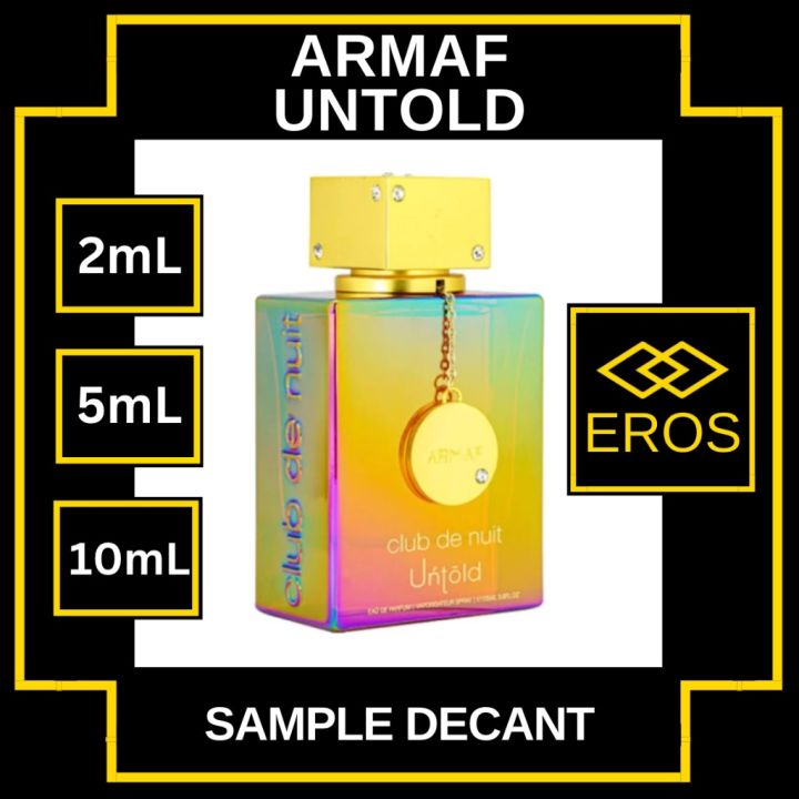 Armaf UNTOLD (BR540 EDP) 2mL/5mL decant perfume sample spray vial ...