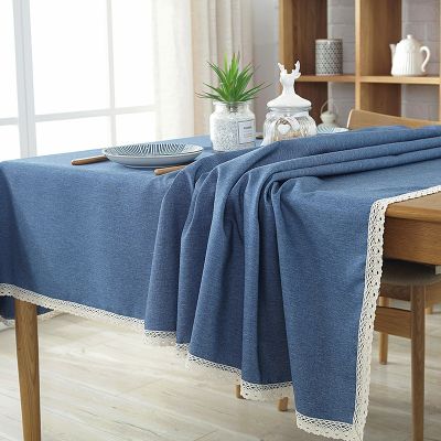 【CW】 Table Hotel 1pc Cover With Dinner Tablecloth TV Hallway Dustproof 8 Colors
