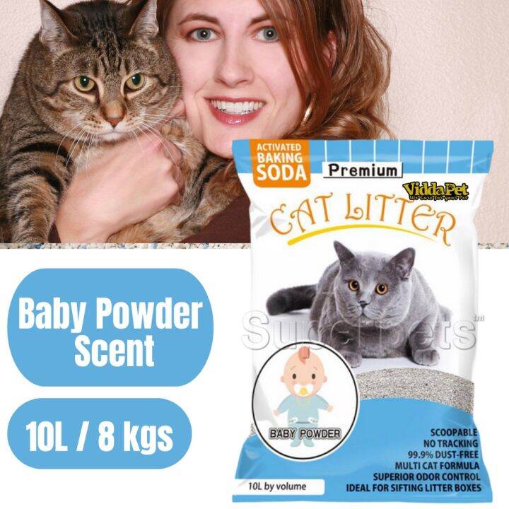 Ultimate Clumping Performance with Premium Baby Powder Cat Litter Sand