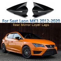 สำหรับเบาะนั่ง MK3 5F MK3.5 2ชิ้นเงาด้านหลังที่ครอบกระจกกรอบกรอบ Leon ST SC FR Cupra 2012-2020