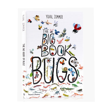 The big book of bugs childrens insect Book English Enlightenment hundred flowers picture book hardcover large format exquisite illustrations