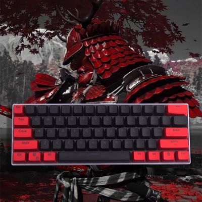 RK 61 Keycaps (Only Keycaps) PBT Material OEM Highly Keycaps Backlit Two-Color Mechanical Keyboard Keycaps (Keycaps Only Sold)