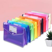 A5 Plastic File Wallet Bag for Documents Envelope Expanding File Folder Waterproof Document Organizer School Home Business