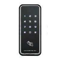 SB Design Square กลอนประตูดิจิตอล Digital Door Lock รุ่น Touch hook สำหรับ บานเลื่อน (7x15x2.5 ซม.)