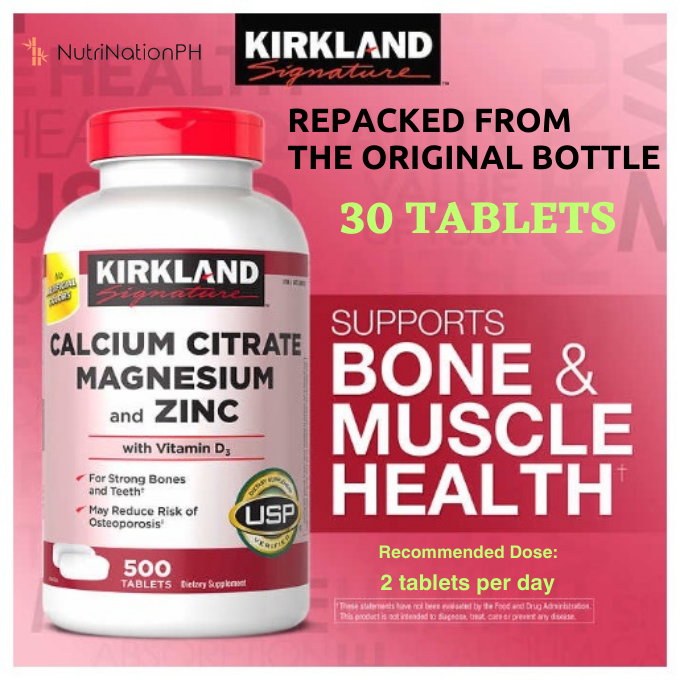【Original Made in USA】 Kirkland Signature Calcium Citrate Magnesium and