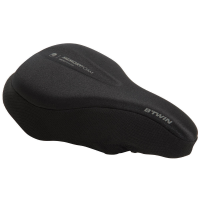 โฟมหุ้มเบาะจักรยาน Memory foam BTWIN 500 ไซส์ L  - 500 Saddle Cover MemoryFoam - Size L - Black  เบาะจักรยาน อุปกรณ์เสริมจักรยาน