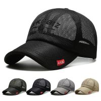 [hot]Unisex Men fishing Baseball Caps Women Breathable Mesh Snapback Hats Black Casual Sport Hats Cap Fishing Accessory 【hot】