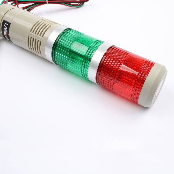 led-ac220v-110v-dc-12v-24v-safety-stack-lamp-red-green-yellow-flash-industrial-tower-signal-light-lta-505-red-and-green-2-layer