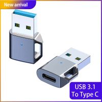 USB 3.1ถึง Type C อะแดปเตอร์ OTG ตัวผู้ไปยัง USB-แล็ปท็อป PC แปลงสำหรับ Macbook ที่เหมาะสำหรับ Xiaomi ที่เหมาะสมกับการคอนเนคเตอร์ตัวเมียข้อมูล USBC Samsung 10Gbps