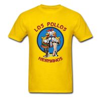 Los Pollos Hermanos Tshirts Breaking Bad Tv Series Print 100 Cotton T Shirt Tees Male 100% Cotton Gildan