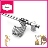 ราวแขวนสเตนเลส 100 ซม. 6 ตะขอJ EKONOSTAINLESS STEEL KITCHEN RAIL WITH 6 HOOKS EKONO 100CM **คุณภาพดี**