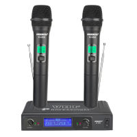 2 Handheld Microphone Family Party Karaoke School Meeting Church VHF Wireless Microphone Freeboss KV-8500