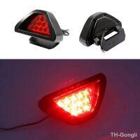 【LZ】♈✇☾  Universal Brake Signal Lamp Triangle Sporty 12LED Rear Fog Light Tail Third Brake Lamp for Car Modified Accessories