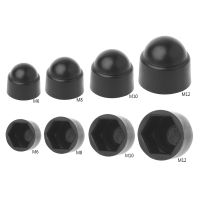 10 ชิ้น M6 M8 M10 M12 Bolt Nut Dome หมวกป้องกันครอบคลุมสัมผัสพลาสติกหกเหลี่ยม-ef2