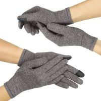 1 Pair Full Finger Arthritis Gloves for Rheumatoid Osteoarthritis Comfortable and Soft Cotton Compression Gloves Women Men
