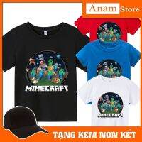 Minecraft ChildrenS T-Shirt Adult size Free With Hat Anam Store 08