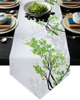 【small stationery】   พืช BranchLeaves TableHome พรรคโต๊ะรับประทานอาหารตกแต่งตารางงานแต่งงาน FlowerTablecloth