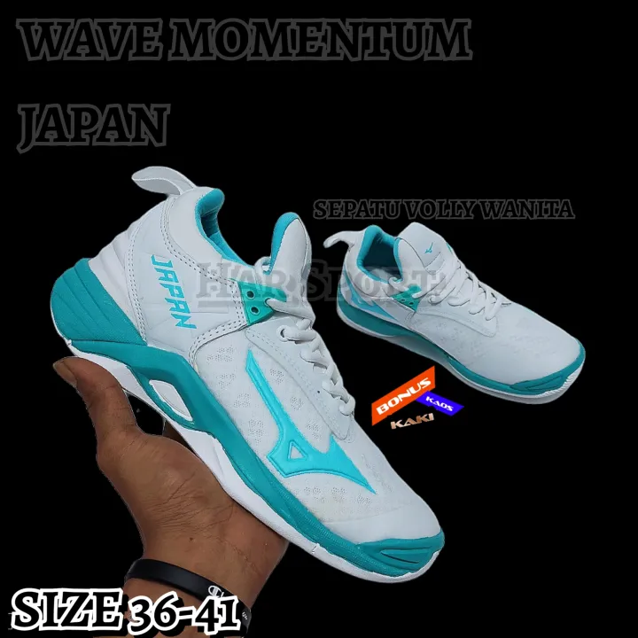Sepatu Voli Wanita Mizuno Wave Momentum Japan Sepatu Mizuno Momentum Sepatu Mizuno Volly Momentum Mid Sepatu