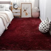 Custom Nordic Ins Bedroom White Plush Bedside Rug Living Room Thick Mats Suitable For Home Decoration Boy Crawling Carpet