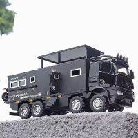 ผู้เร่ร่อน1/28 Arocs Unimoo Paduan Motorhome Mobil Tur โมเดล Diecast Logam Off-Road โมเดล RV Kendaraan Suara Dan Lampu Hadiah Anak-Anak