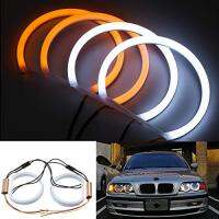 ไฟรถยนต์ E46 E36 E39 131มม. BMW สำหรับ DRL Ring Halo Eye Amber White Light