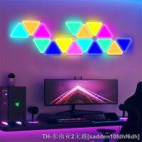 hyfvbujh◄♨▤ WIFI Bluetooth Indoor Atmosphere Wall Lamps Computer Game Bedroom Decoration Night