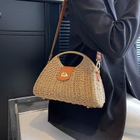 Bohemian Wicker Woven Rattan Bag Handbags Designer Bag Summer Straw Bags for Women 2023 Boho Beach Shoulder Crossbody Bags Tote