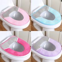 【LZ】 Winter Plush Toilet Seat Covers Pad Universal Washable Bathroom Accessories Warmer Soft Closestool Bath mat Toilet Cushion Set