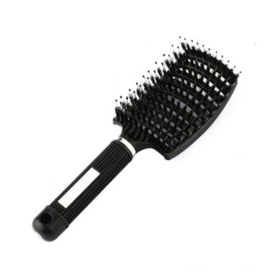 Hairbrush Anti Klit Brushy Haarborstel ผู้หญิง Detangler แปรงผม Bristle ไนลอนหนังศีรษะนวด Tangle Teaser แปรงผมหวี