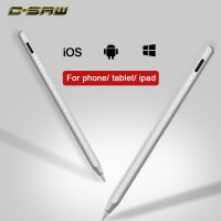 C-SAW ปากกา Stylus iPad ดินสอ Capacitive Stylus ปากกาสำหรับ Apple iPad Pro Air Mini 6 Anti-Mistouch ปากกา Ipad สำหรับ Apple ดินสอ