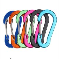 ✒✔ 6/12PCS Carabiner Clip Set Outdoor Fishing Camping Cycling Hiking Tourist Small Hooks Multi Tool Keychain Buckle Karabiners