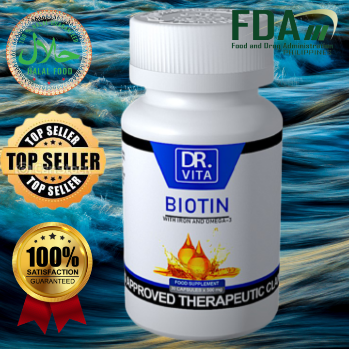 Dr. Vita Biotin With Iron And Omega3 (for Men), Zinc Gluconate