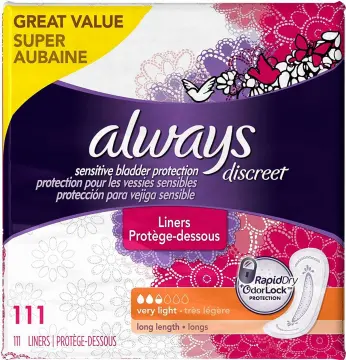 Always Xtra Protection Dailies Feminine Panty Liners for Women