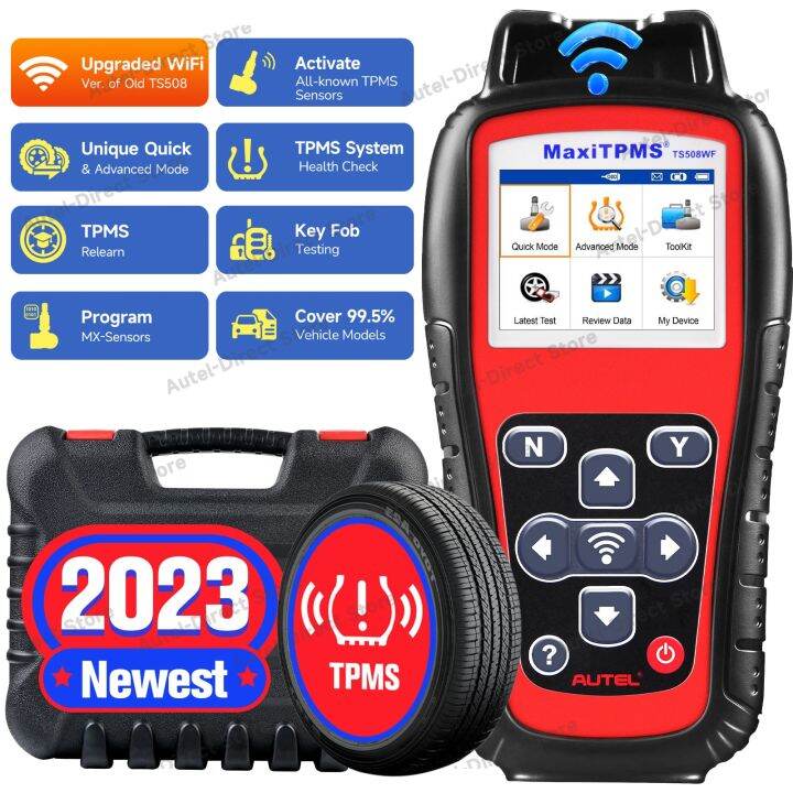 Autel MaxiTPMS TS508WF Car TPMS Diagnostic Service Tool Tire Pressure Monitor 315 433MHz MX