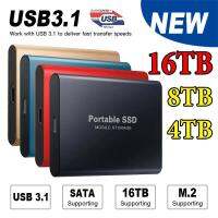 โซลิดสเตทไดรฟ์ภายนอกแบบพกพาขนาด2TB แบบ SSD 1TB ภายนอกความเร็วสูง M.2ฮาร์ดไดรฟ์ USB ดิสก์จัดเก็บข้อมูลมวลระหว่าง3.1