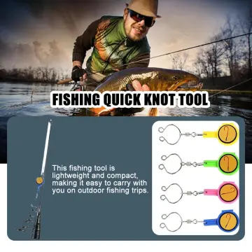 Portable Fishing Hook Tier Tool for Quick and Easy Knot Tying by Fishermen