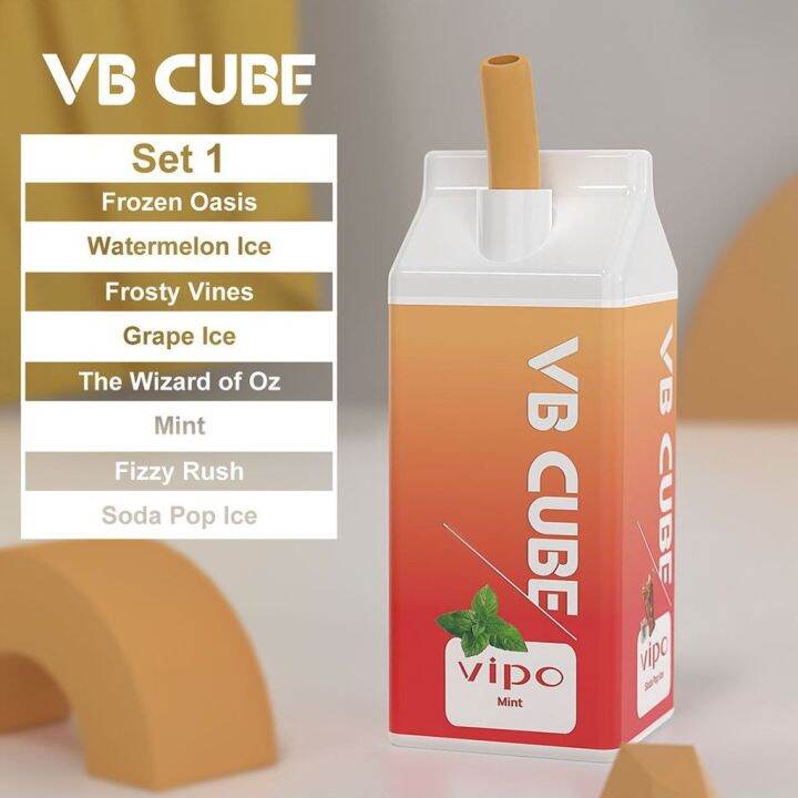 Vape mod kit Vipo vb cube 12000puffs 4 in 1 disposable UKDZ88 DBIO