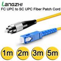 Woww สุดคุ้ม สายแพทคอร์ด ไฟออปติก ยาว 1m 2m 3m 5m 1 Pcs FC UPC to SC UPC Simplex 3.0mm PVC Single Mode Fiber Patch Cord ราคาโปร ประแจ ประแจ เลื่อน ประแจ ปอนด์ ประแจ คอม้า