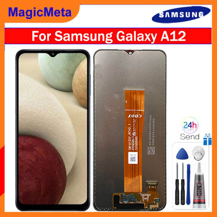 MagicMeta Original LCD Screen Display For Samsung Galaxy A12 LCD Touch ...